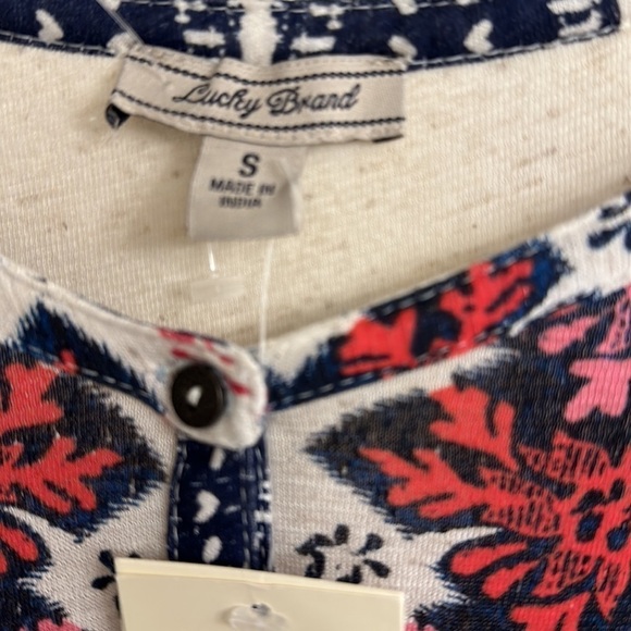 Lucky Brand NWT size small boho pheasant embroidered - Picture 7 of 8